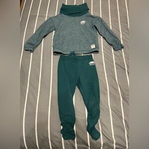 2T Roots Toddler Girl Outfit 💚
